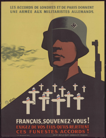Les accords de Londres et de Paris donnent une armée aux militaristes allemands : français, souvenez-vous !