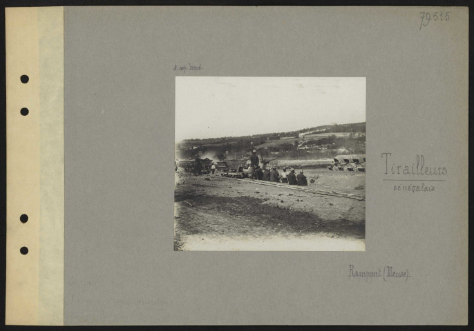 Rampont (Meuse). Tirailleurs sénégalais