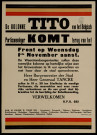 De colonne Tito van het Van het Belgisch PartizanenlegerKomt terug van het front op Woensdag 1 ste november aanst....