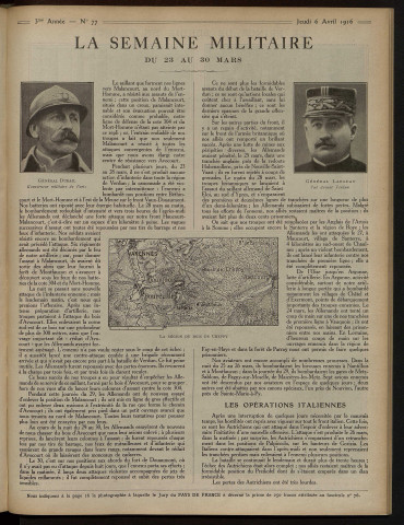 Le Pays de France - Année 1916 - Numéros 77-89