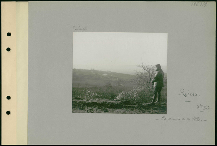 Reims. Panorama de la ville