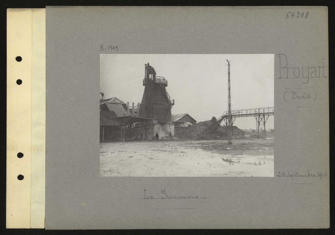 Proyart (près). La sucrerie