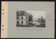 Le Mont-Renaud. Le château, ancien QG d'une brigade de landwehr pillé par les Allemands