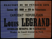 Candidat républicain : Louis Legrand