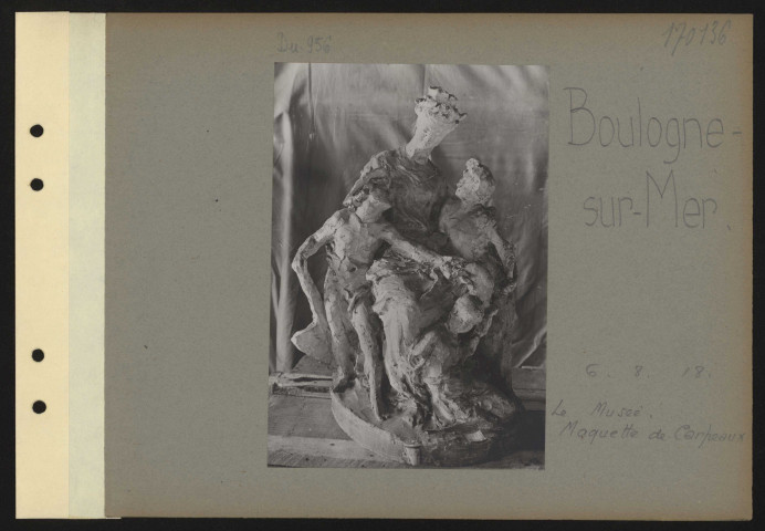 Boulogne-sur-Mer. Le musée. Moquette de Carpeaux