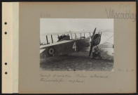 Villacoublay. Camp d'aviation allemand abattu près de Verdun et amené par la voie des airs pour étude. Les cocardes tricolores ont été posées sur les croix de Malte