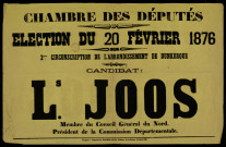 2me circonscription de l'arrondissement de Dunkerque : L. Joos