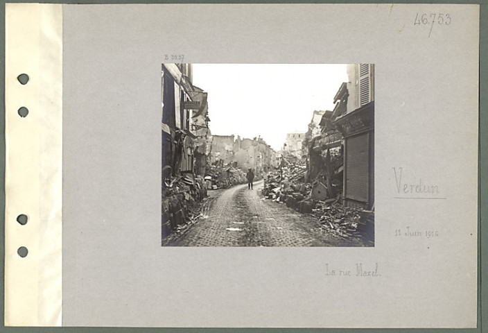 Verdun. La rue Mazel