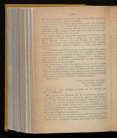 Août 1901 - Bulletin officiel de la Ligue des Droits de l'Homme