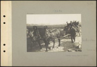 Bataille de la Marne. Soldats montés dans un chariot