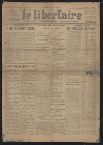 1928 - Le Libertaire