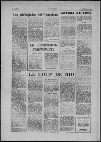 Le Socialiste (1969 : n° 359-408)