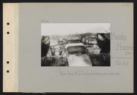 Monchy-Humières. Biplan allemand AEG de bombardement capturé intact : détail