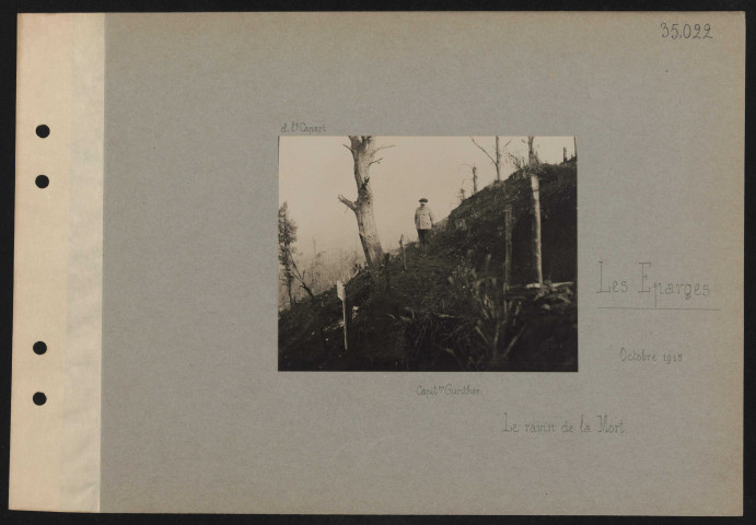 Les Éparges. Le Ravin de la Mort