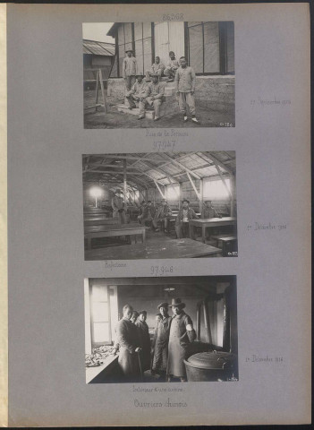 S.l. Ouvriers chinois. Rue de la Pérouse