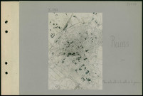 Reims. Plan de la ville à la veille de la guerre