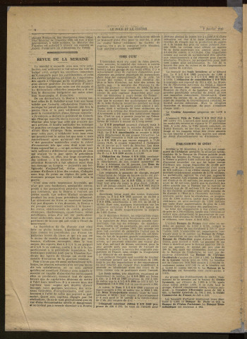 Le Pour et le Contre - Année 1940 - Numéros 1 à 21