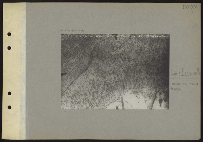 S.l. Ligne Decauville recouverte de réseaux de rafia