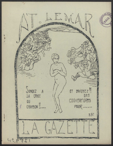 Gazette des Lemaresquier - Année 1917 fascicule 3-11 manque le n°4 et 7