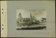 Seppois-le-Haut. Ruines de la mairie et de l'église