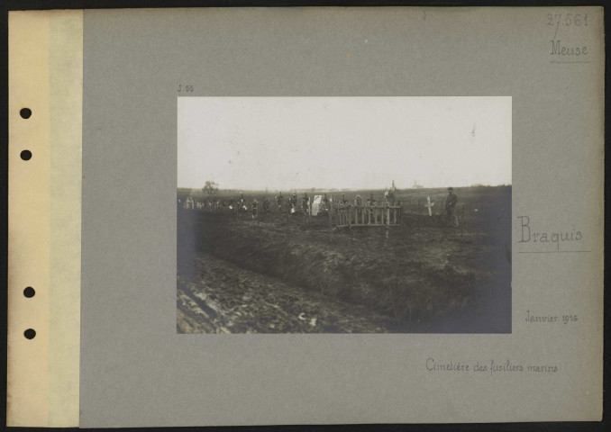 Braquis (Meuse). Cimetière des fusiliers marins