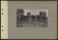 Coxyde-Bains. Soldats belges construisant des tranchées