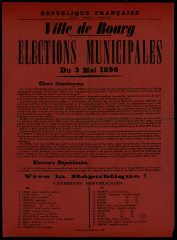 Elections Municipales : Candidats Républicains