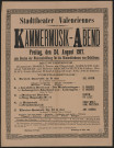 Stadttheater Valenciennes : Kammermusik-Abend