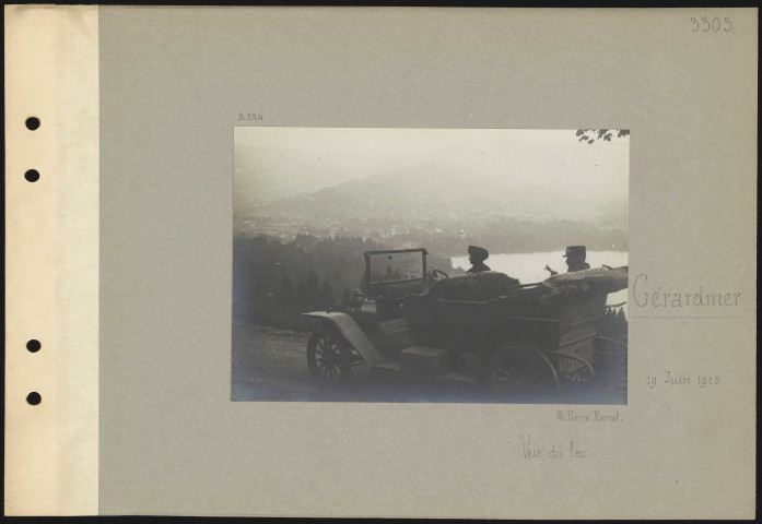 Gérardmer. Vue du lac