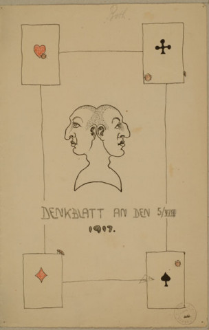 Denkblatt and den 5.8.1917