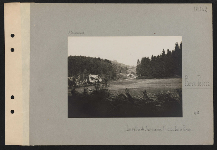 Pierre-Percée. La vallée de Xapenamoulin et de Pierre-Percée