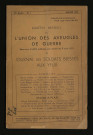 Année 1938 - Bulletin mensuel de l'Union des aveugles de guerre et journal des soldats blessés aux yeux