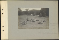 Remiremont (environs de). Soldats employés aux travaux des champs