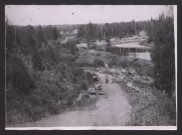 Sibérie. Halte d'un convoi entre Ust-Tsilma et Koïnassekaya