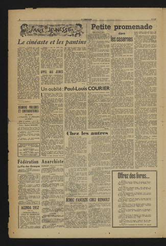 1952 - Le Libertaire