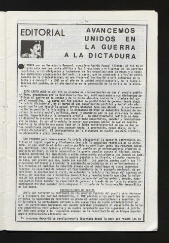 El Rebelde en la clandestinidad - 1981