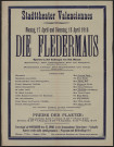 Stadttheater Valenciennes : die Fledermaus