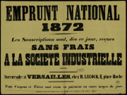 Emprunt national 1872 : Les Souscriptions sont Reçues sans frais