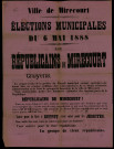 Élection Municipale : Républicains de Mirecourt Vous voterez pour la liste républicaine