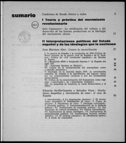 Cuadernos de Ruedo Ibérico (1975 : n° 43-48)