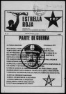 Estrella roja. Organo del Ejército Revolucionario del Pueblo (ERP). Sous-Titre : N°93, 28 de febrero de 1977