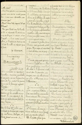 Face à l'est (1916-1917 : n°s 1-7), Sous-Titre : Organe officiel hebdomadaire anecdotique, humoristique, fantaisiste du 91e Territ[ori]al . Journal paraissant le dimanche si le boulot des tranchées ne s'y oppose pas.