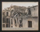 Raid d'avions ennemis sur Paris. Rue des Lions-Saint-Paul numéro 6 et rue Charles V numéro 9