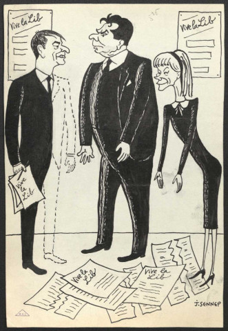 (Fonds Sennep. Dessins de presse. Le Figaro 1964. Le Théâtre)