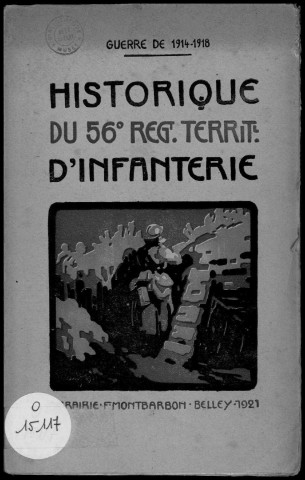 Historique du 56ème régiment territorial d'infanterie
