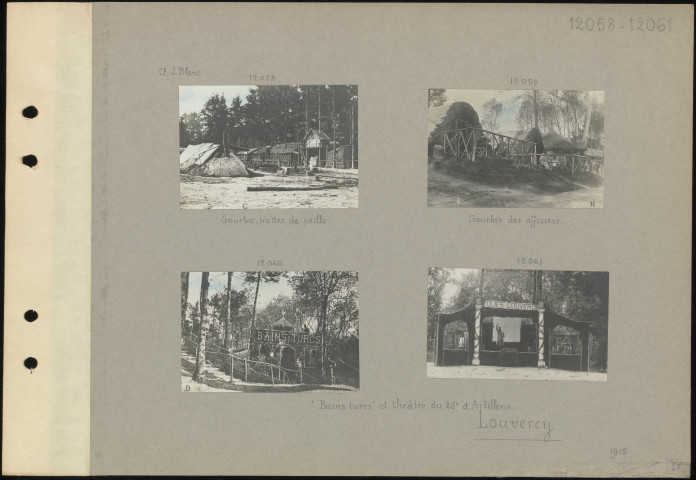 Louvercy. Théâtre du 26e d'artillerie