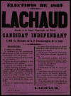 Lachaud, candidat indépendant, à MM les électeurs de la 8me circonscription de la Seine