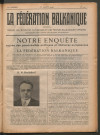 Août 1926 - La Fédération balkanique