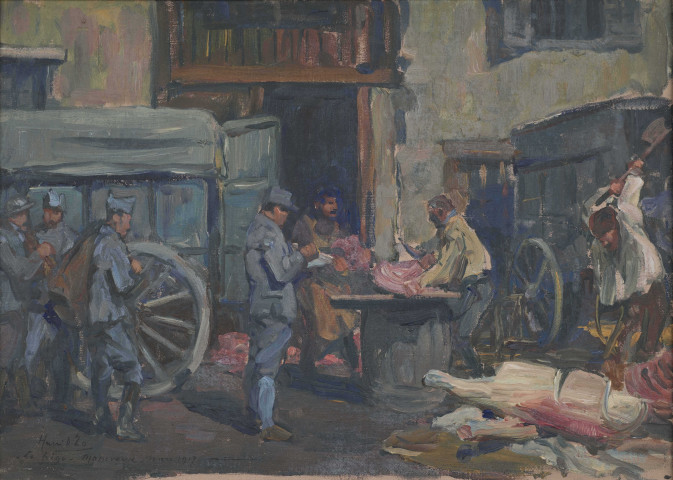 La frigo à Massevaux, mars 1917