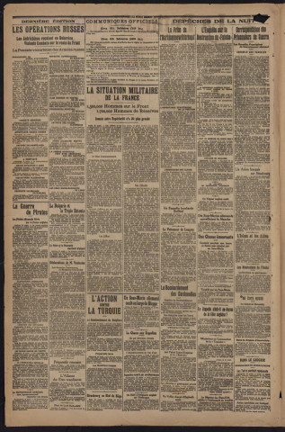 Avril 1915 - La petite Gironde